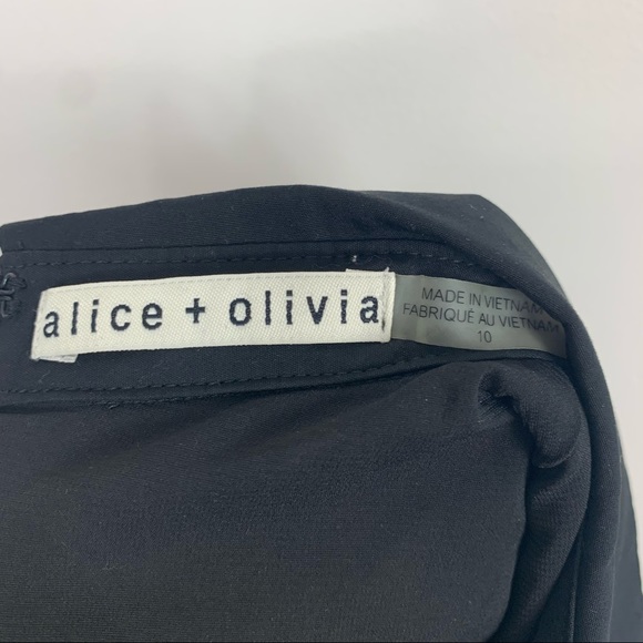 Alice + Olivia Ellis Jacquard Floral Pattern Collared Dress 10 - Picture 3 of 16